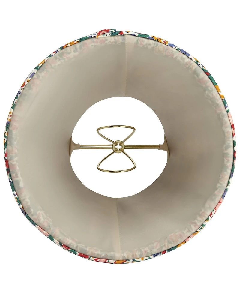 Springcrest Slant Print Lamp Shade Replacement Set of Multi-Color Pleated Clip On Candelabra