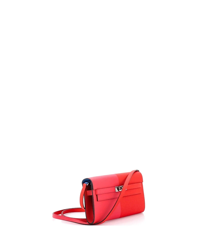 Pre-Owned HERMES Casaque Kelly To Go Wallet Epsom