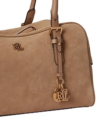 Lauren Ralph Lauren Medium Marcy Zip-Top Satchel Handbag
