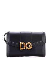 Pre-Owned Dolce & Gabbana Dg Amore Clutch Leather