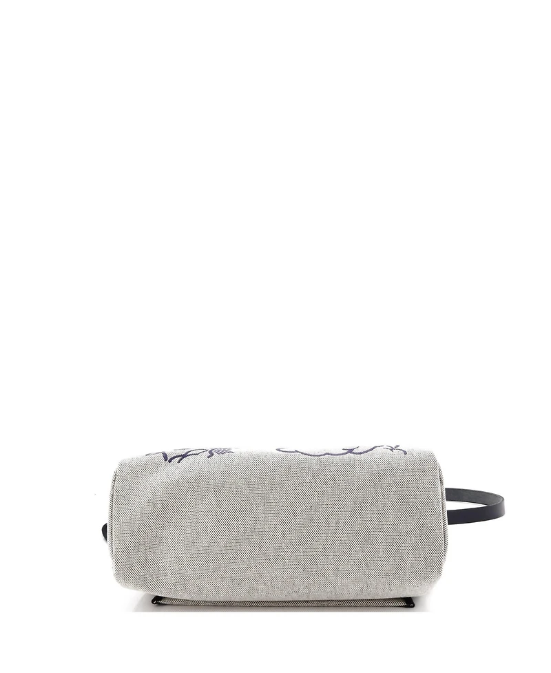 Pre-Owned HERMES 31 Herbag Zip Pegase Pop Toile and Leather