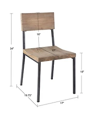Ink+Ivy Tacoma 34" Dining Chair (Set of 2)
