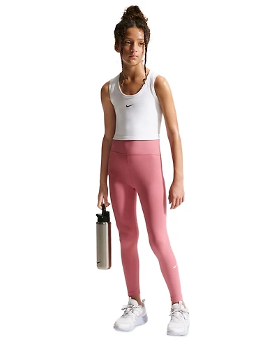 Nike Girls 7-20 One Dri-fit High-Waisted Leggings