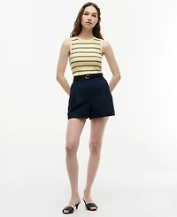 Tommy Hilfiger Women's Multi-Stripe Crewneck Cotton Tank Top