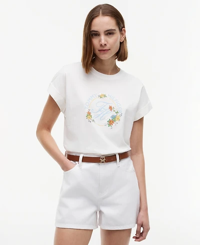 Tommy Hilfiger Women's Single Jersey Cotton T-Shirt