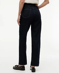 Tommy Hilfiger Women's High-Waist Tapered Ankle Cotton Jeans