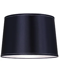 Springcrest Set of 2 Drum Lamp Shades Medium 14" Top x 16" Bottom x 11" High Spider Replacement Harp Finial Fitting