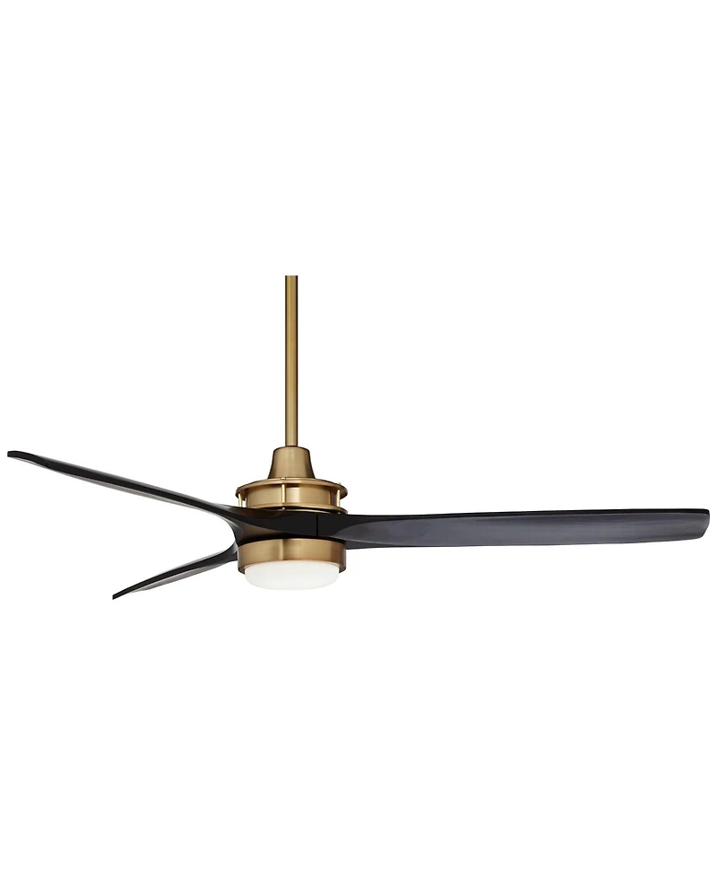 Casa Vieja 52" Windspun 3-Blade Led Indoor Ceiling Fan with Remote Control