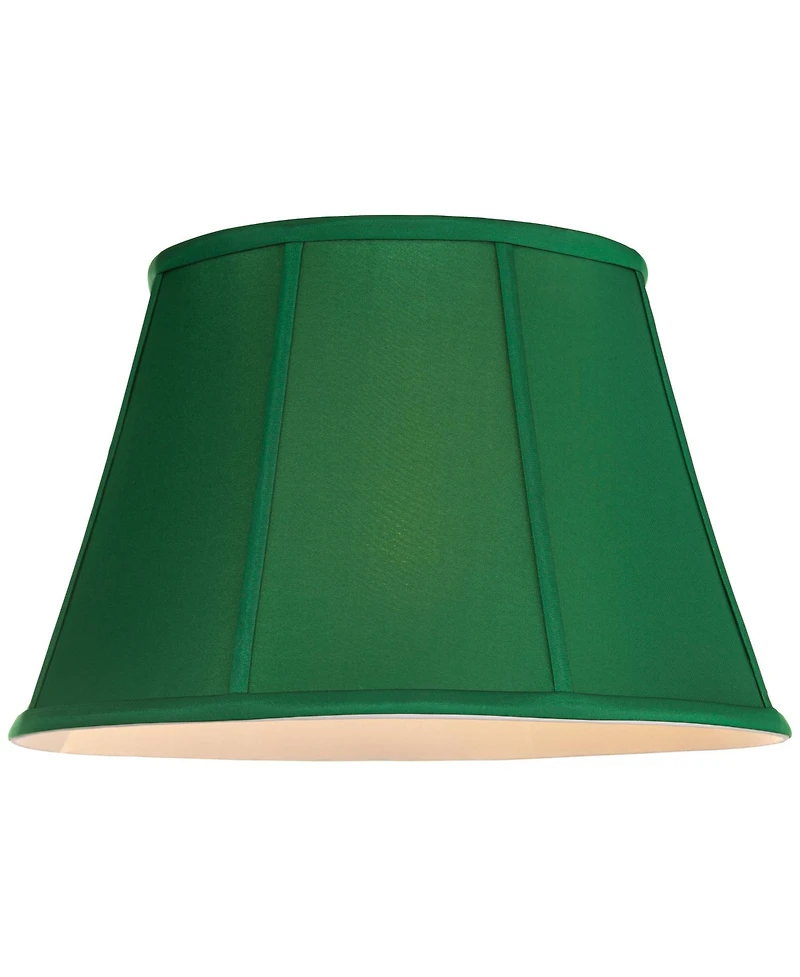 Springcrest 11" Top x 17" Bottom x 11" High x 11" Slant Lamp Shade Replacement Large Drum Empire Spider Harp Finial