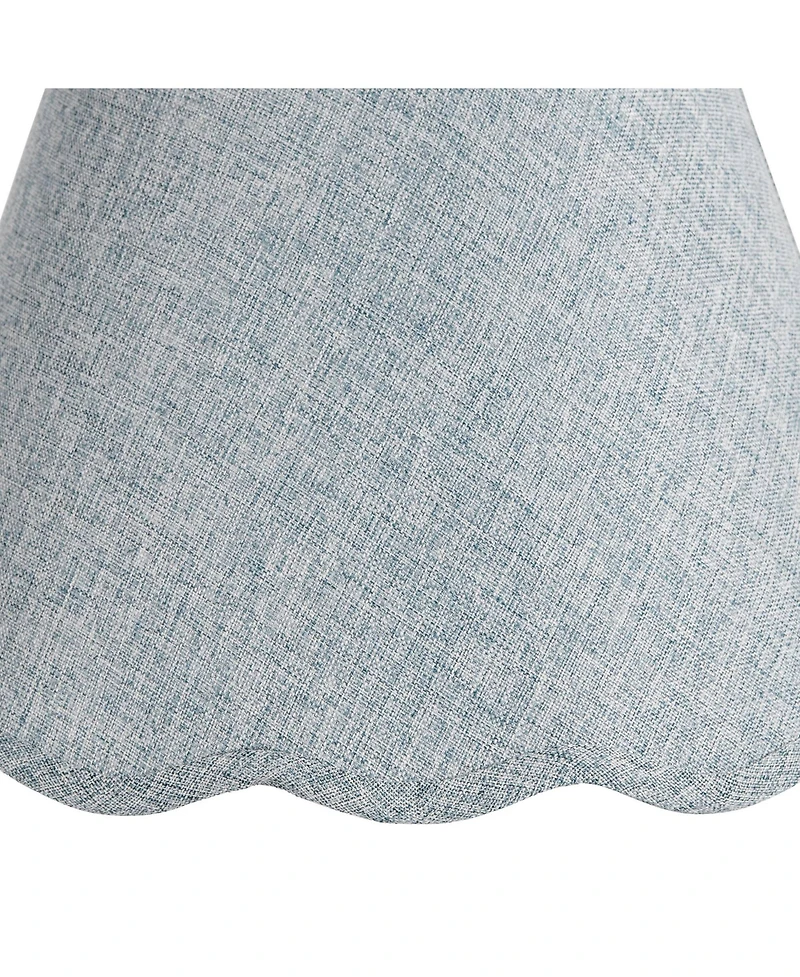 Springcrest Mylie Gunsoke Scallop Empire Shade 6x12x9.5x9 (Spider)