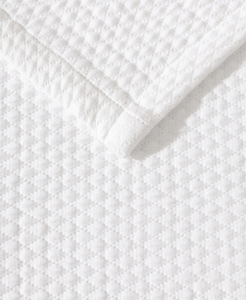 Vera Wang Solid Matelesse Cotton Blanket