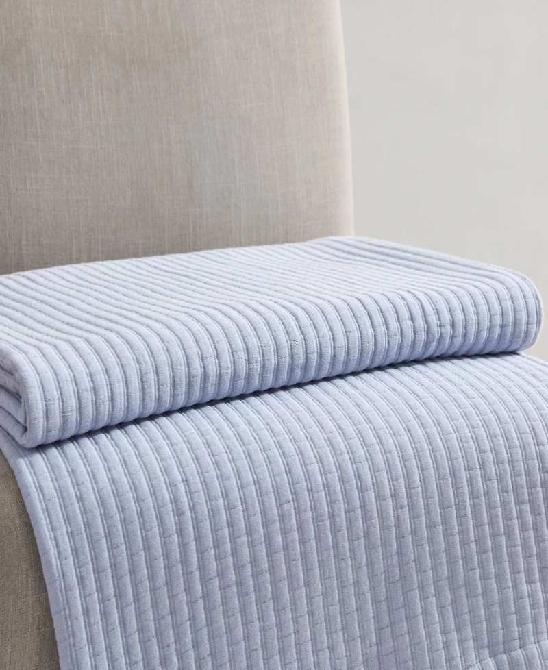 Calvin Klein Subway Tile Cotton Matelasse Blanket