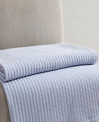Calvin Klein Subway Tile Cotton Matelasse Blanket