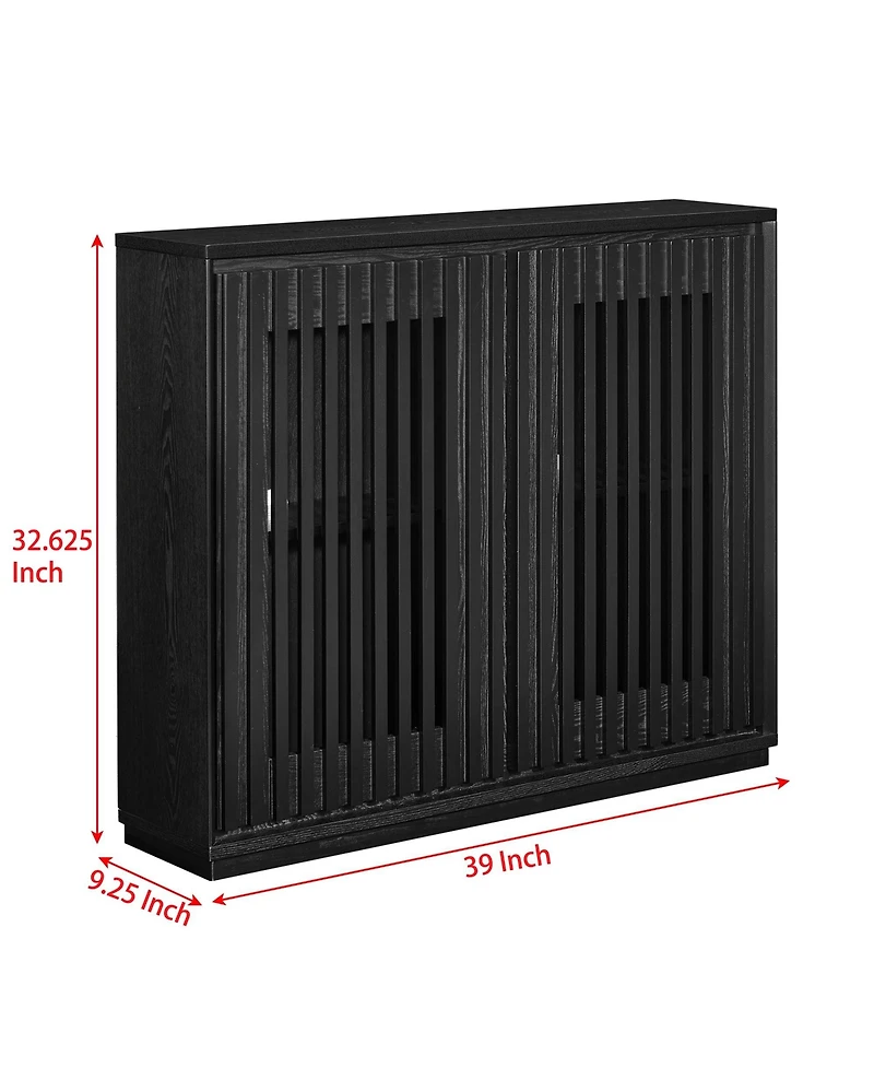 Clihome Modern Sideboard Cabinet with 2 Outlet Holes, Buffet Cabinet with Storage, Storage Cabinet