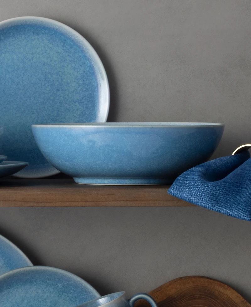 Noritake Colorwave Kiln Azure 64 oz. Round Vegetable Bowl