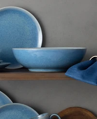 Noritake Colorwave Kiln Azure 64 oz. Round Vegetable Bowl