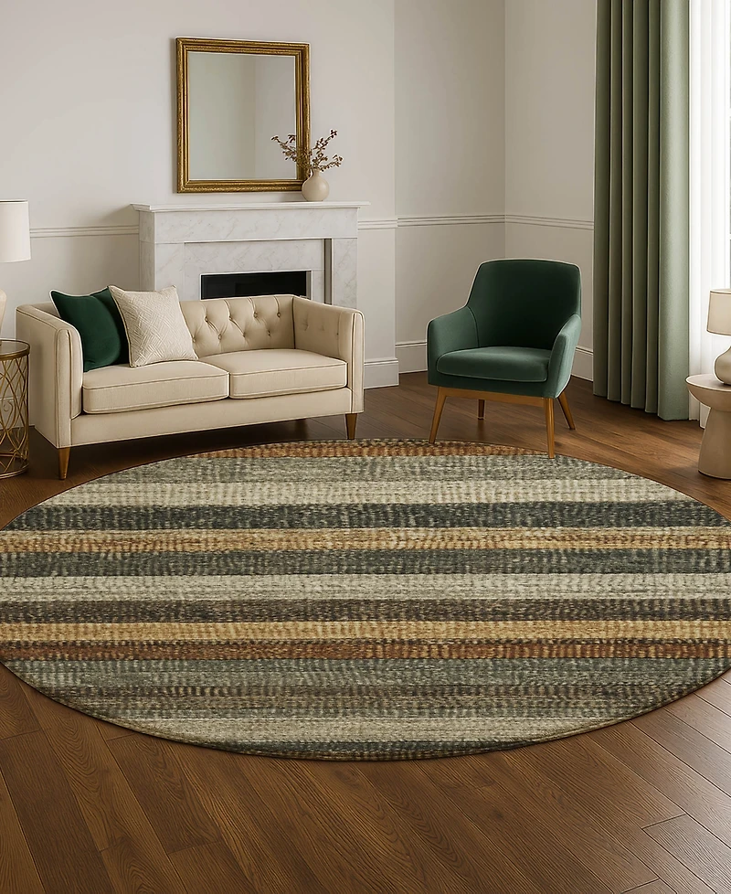 Addison Mayfield AMF1865 8' x 8' Round Area Rug
