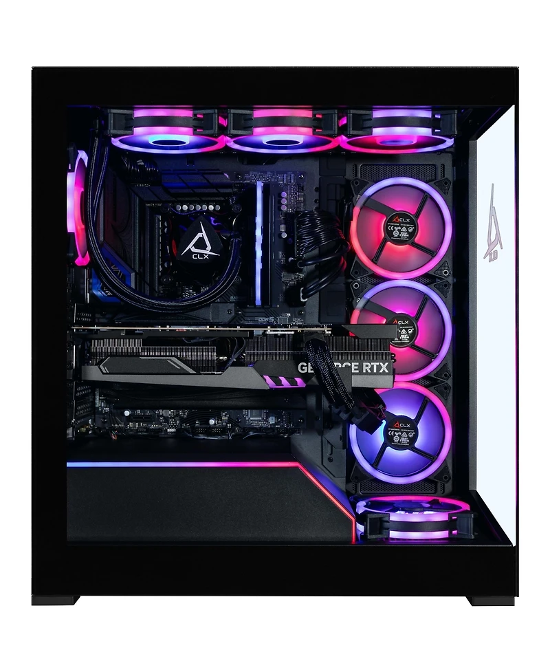 Clx Horus Gaming Pc-Liquid Cooled Intel Core Ultra 9 285K 3.7GHz 24-Core, 48GB DDR5, Rtx 5080 16GB Graphics, 2TB Ssd, WiFi, Windows 11 Home 64-bit