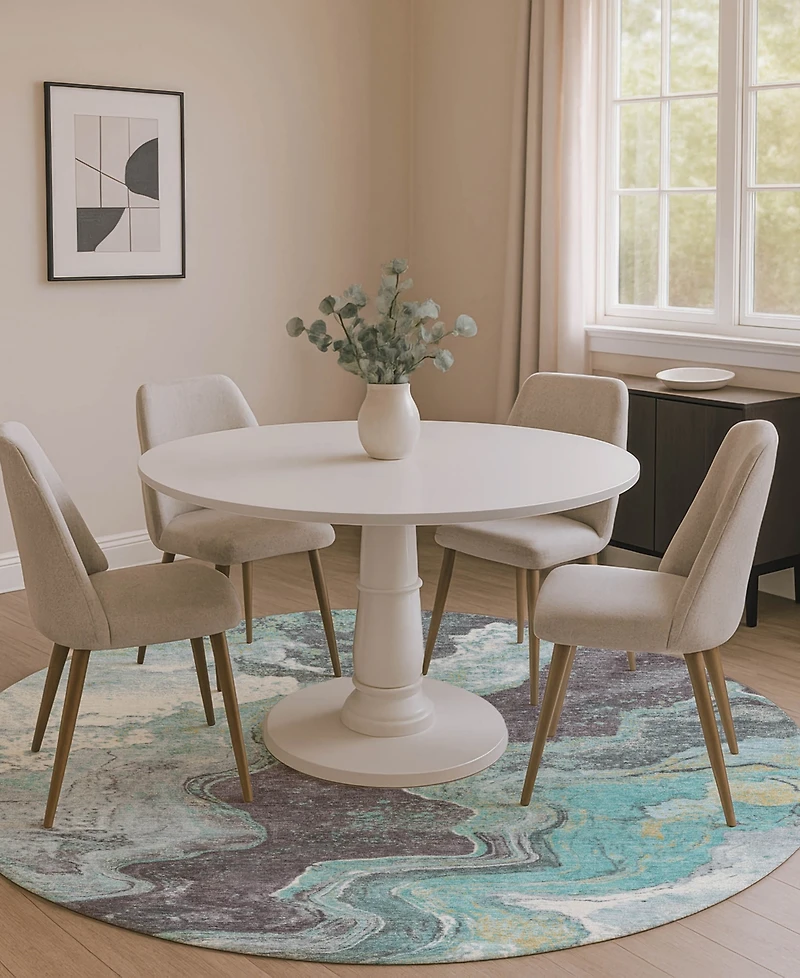 Addison Mayfield AMF1907 8' x 8' Round Area Rug