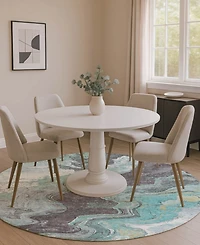 Addison Mayfield AMF1907 8' x 8' Round Area Rug