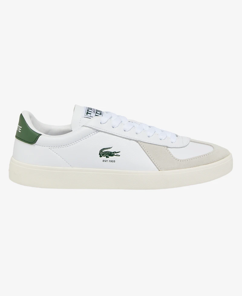Lacoste Men's Baseshot Pro Leather Lace-Up Sneakers