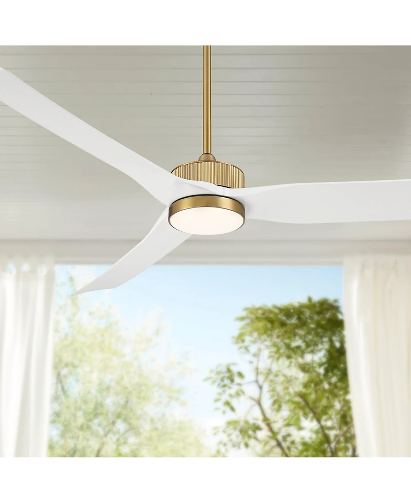 Casa Vieja 60" Casa Montage Soft Led Ceiling Fan with 36" Rod