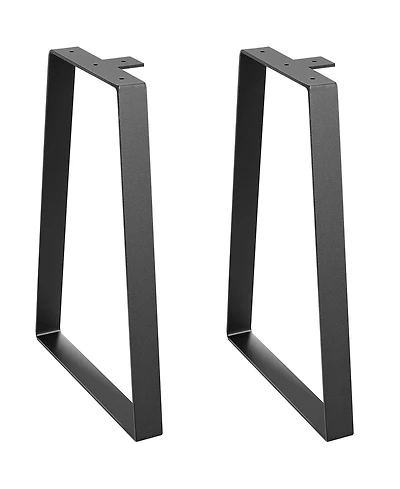 Gouun Trapezoid Steel Table Legs Set of 2, 400 lbs Capacity