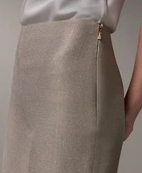 Donna Karan New York Women's Metallic Wide-Leg Pants
