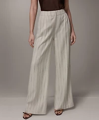 Donna Karan New York Women's High Rise Wide Leg Pants
