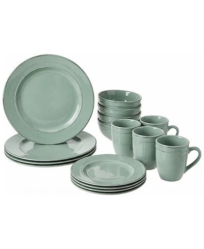 American Atelier Olivia Seafoam 16Pc Dinnerware Set