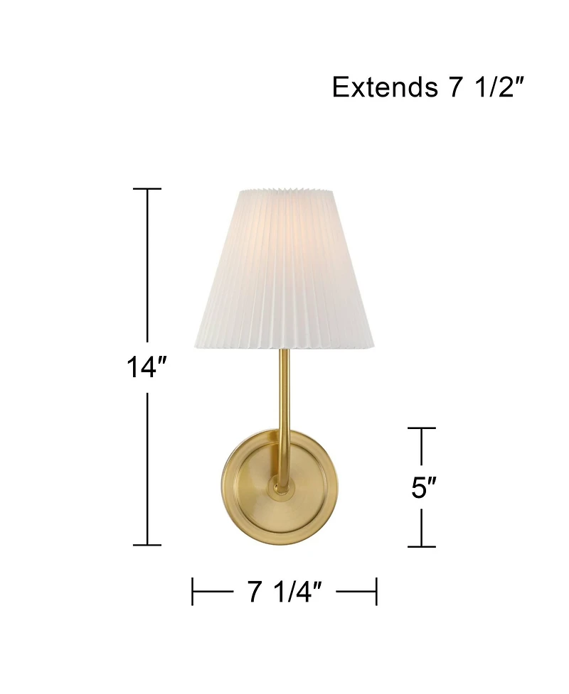 Possini Euro Design Possini Euro Nina 14" High Plate Wall Sconce Set of 2
