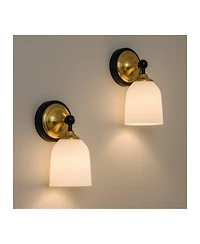 Possini Euro Design Possini Euro Zaragoza 9 1/2" High Wall Sconce Set of 2