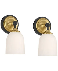 Possini Euro Design Possini Euro Zaragoza 9 1/2" High Wall Sconce Set of 2