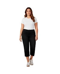 Avenue Women's Butter Denim Straight Crop