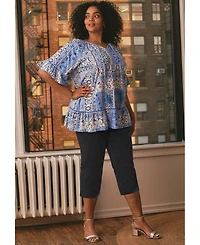 Avenue Women's Butter Denim Straight Crop