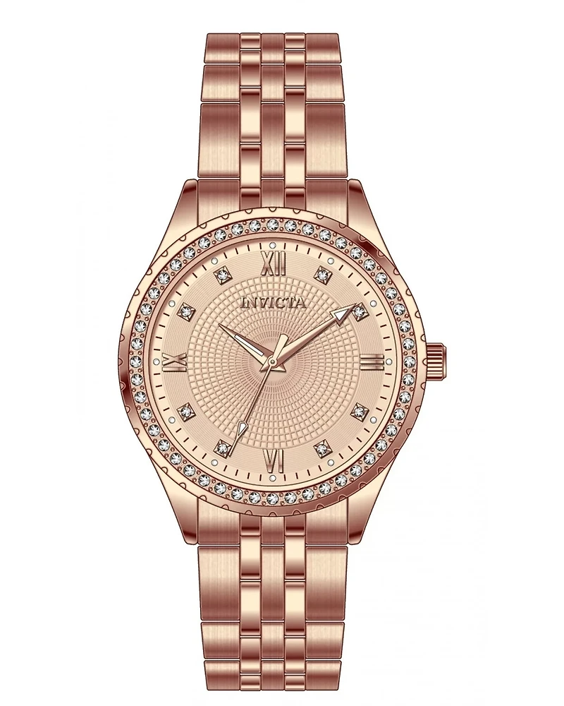 Invicta Women's 69221 Specialty Quartz PC21S Rose Gold Dial Watch