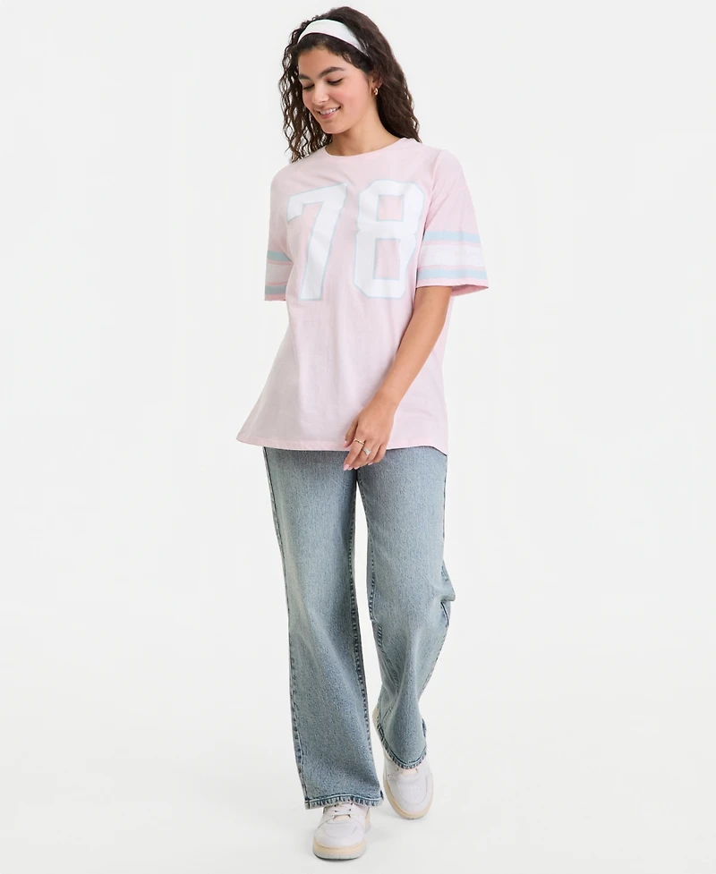 Grayson Threads, The Label Juniors' 78 Varsity Boyfriend Tee
