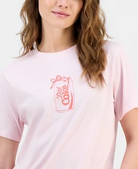 Grayson Threads, The Label Juniors' Diet Coke Bow Graphic-Print Tee