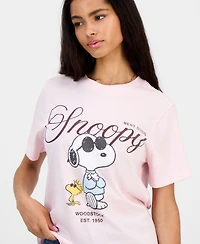 Grayson Threads, The Label Juniors' Snoopy Best Buds Graphic-Print Tee