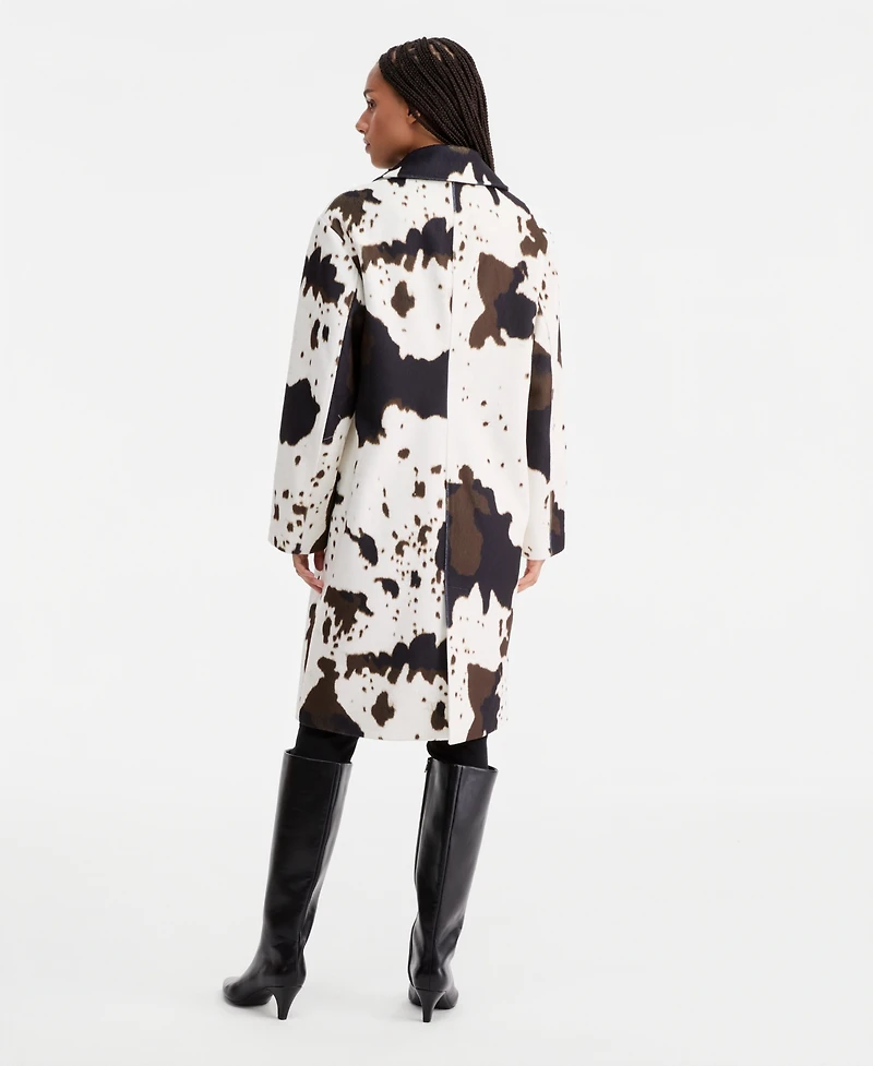 CoffeeShop Juniors' Long Single-Breasted Walker Coat