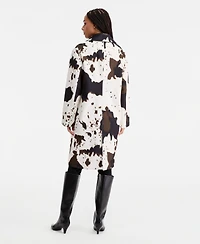 CoffeeShop Juniors' Long Single-Breasted Walker Coat