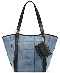 Calvin Klein Tina Denim Extra-Large Tote Handbag