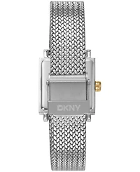Dkny Women's Milanese Quartz Two-Tone Stainless Steel Bracelet Watch 24x31mm