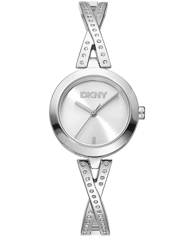 Dkny Women's Half Bangle Quartz Stainless Steel Watch 26mm