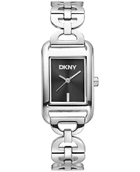 Dkny Women's Open Link Quartz Stainless Steel Bracelet Watch 21x34mm