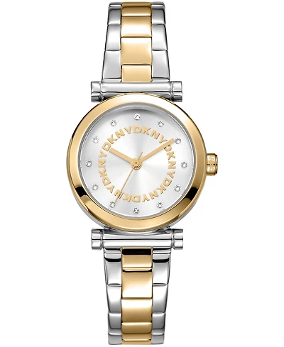 Dkny Women's Essentials Quartz Two-Tone Stainless Steel Bracelet Watch 28mm