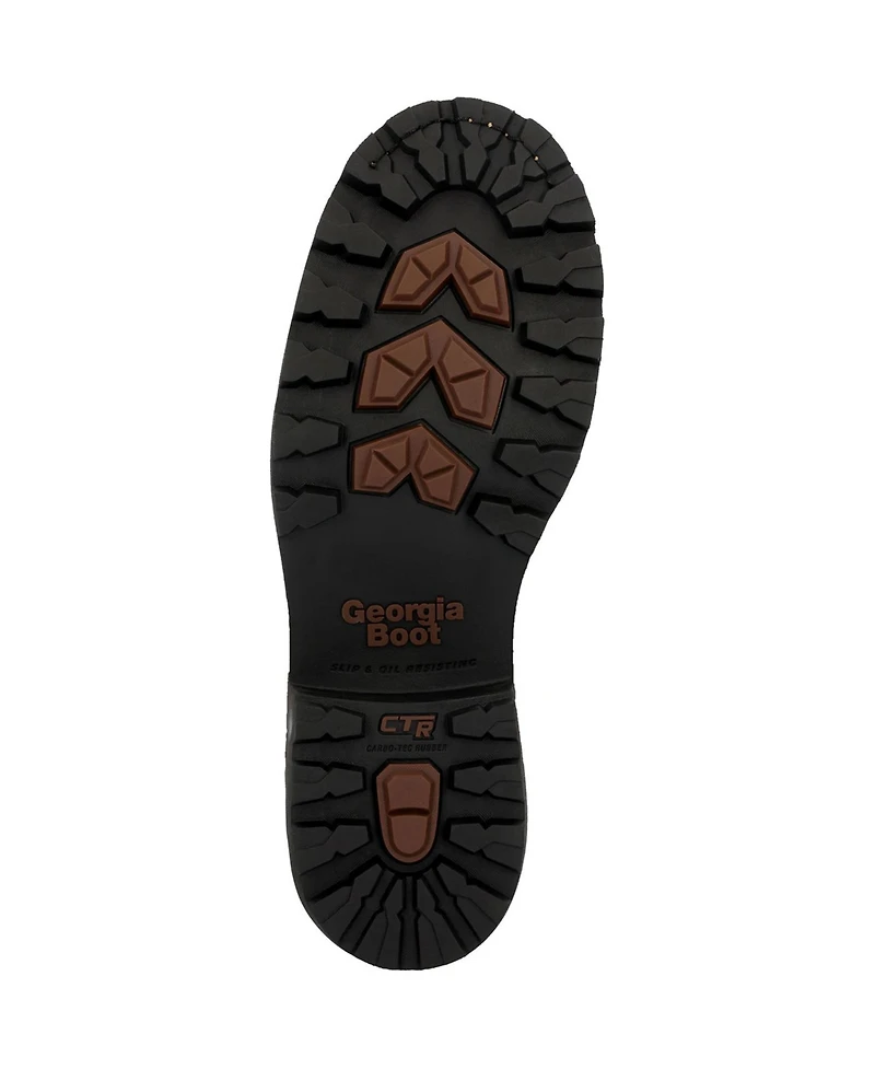 Georgia Boot Men's Core 37 9" Scalloped Heel Waterproof Composite Toe Logger Work