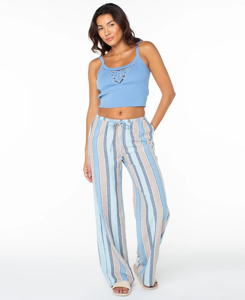 Roxy Juniors' Iyla Low Rise Relaxed Fit Pants