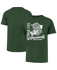 '47 Brand Men's Green Michigan State Spartans Side Arm Franklin T-Shirt