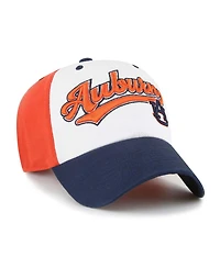 '47 Brand Big Boys and Girls White Auburn Tigers Scooter Clean Up Adjustable Hat